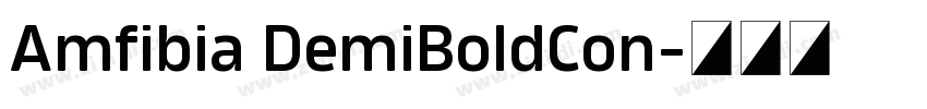 Amfibia DemiBoldCon字体转换